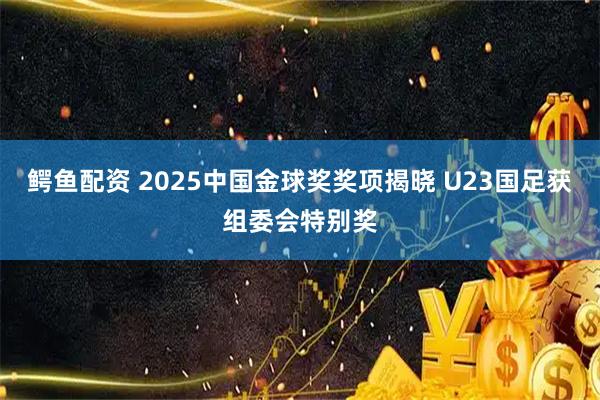 鳄鱼配资 2025中国金球奖奖项揭晓 U23国足获组委会特别奖